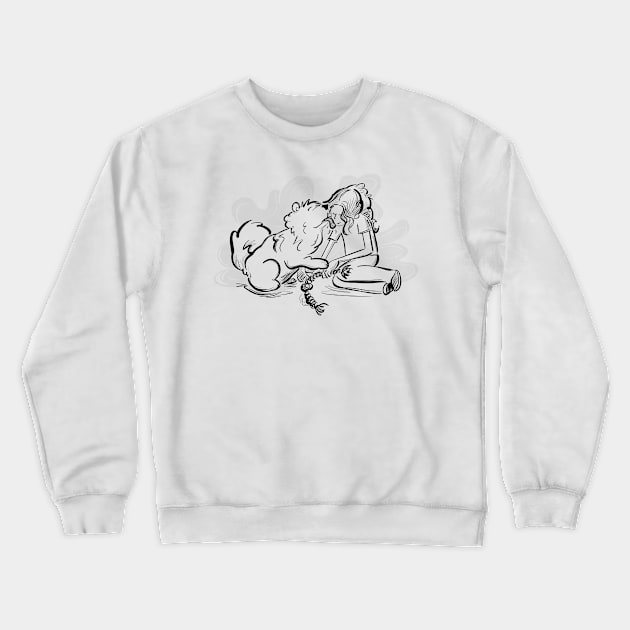 Puppy loves Crewneck Sweatshirt by Jason's Doodles